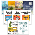 August 2024 Bundle includes these pieces of solo piano music: Morning at the Falls, Back to School, Immediate Action Required, In the Nick of Time, Restless and Relentless, Under Luna's Light, Near Lawson's Lake, Just Past Finley's Field, and Beneath the Tide by Wendy Stevens | ComposeCreate.com