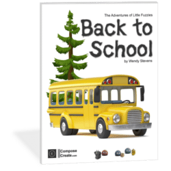 Back to School by Wendy Stevens - A Little Fuzzies piece from ComposeCreate.com | Included in the August 2024 Bundle