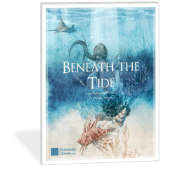 Beneath the Tide by Wendy Stevens - Piano Solo for mid elementary piano students | Music about water and the sea | ComposeCreate.com | Included in the In Beautiful Places 2 Bundle