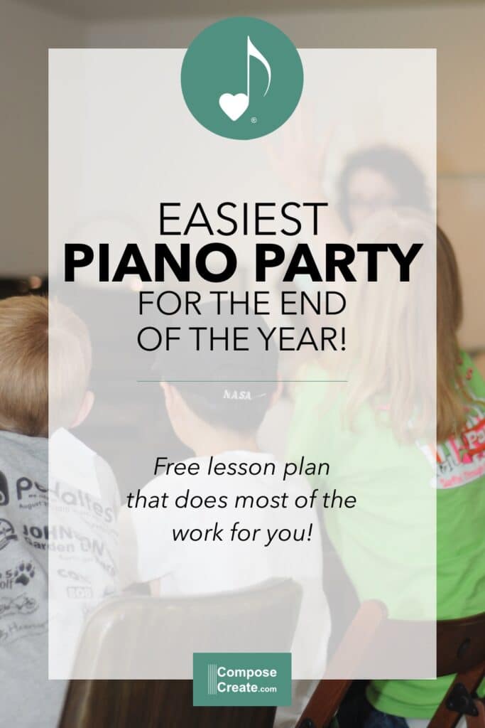 Easiest piano party for the end of the school year | ComposeCreate