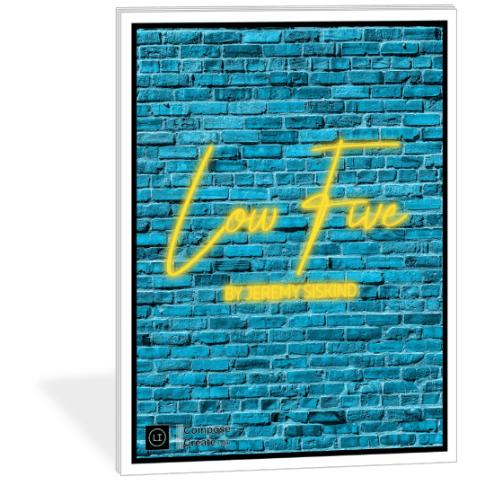 Low Five by Jeremy Siskind | Late intermediate jazz piano solo available from ComposeCreate.com | Part of the Swing 'n Sizzle Bundle