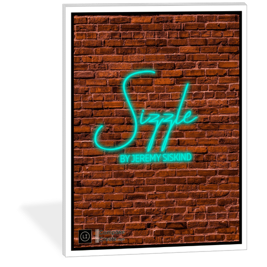 Sizzle by Jeremy Siskind | Late intermediate jazz piano solo available from ComposeCreate.com
