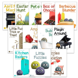 The Little Fuzzies Bundle - piano music for elementary piano students by Wendy Stevens | ComposeCreate.com