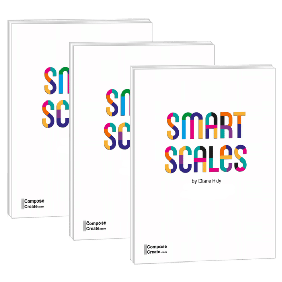 Smart Scales Bundle - White Key Majors, Black Key Majors, and White Key Minors by Diane Hidy | Available exclusively on ComposeCreate.com