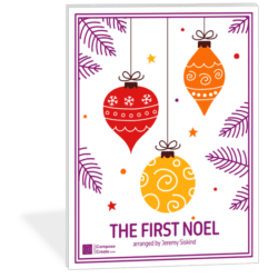 The First Noel Jazz piano arrangement for intermediate piano by Jeremy Siskind