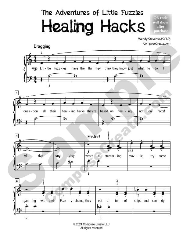 January 2025 Bundle - Elementary piano music by Wendy Stevens