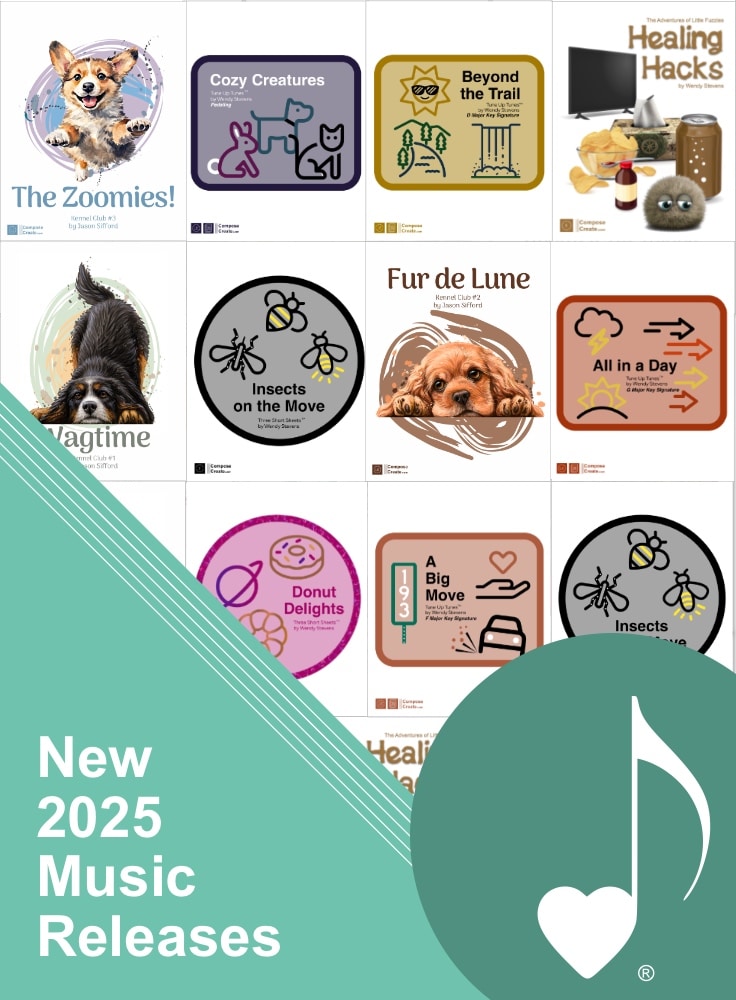 New 2025 January Music Releases exclusively from ComposeCreate.com