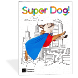 Super Dog Piano solo by Wendy Stevens | Part of the Pet Shop series for piano students about animals and pets | ComposeCreate.com