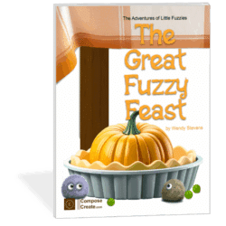 The Great Fuzzy Feast - a Little Fuzzies Adventure piano solo by Wendy Stevens about Thanksgiving feast | ComposeCreate.com