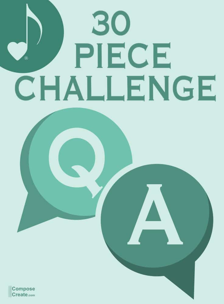 Find answers to your most common questions about the 30 and 40 Piece Challenge here at ComposeCreate.com!
