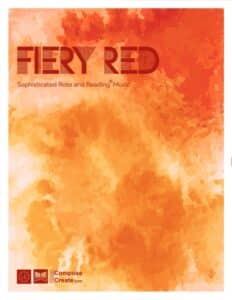 Fiery Red - Piano music piano students love to play and practice - ComposeCreate.com