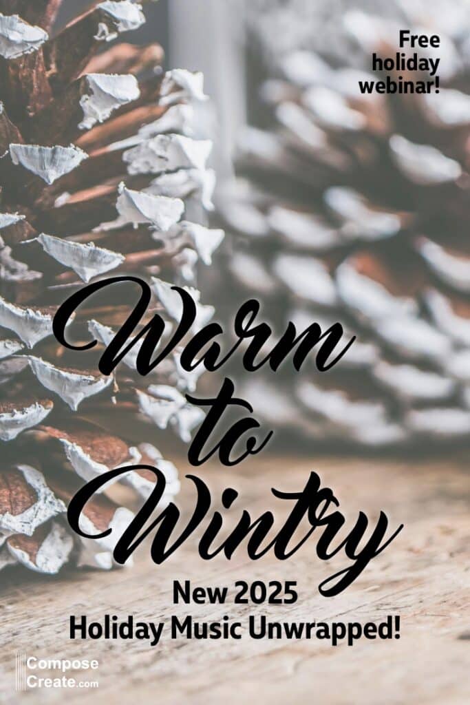 Warm to wintry: a free holiday webinar with 2025 holiday music unwrapped! Register today: https://event.webinarjam.com/register/206/mln38s8x/