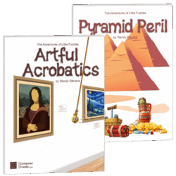 Pyramid Peril and Artful Acrobatics bundle - 2 imaginative Little Fuzzies piano solos by Wendy Stevens | ComposeCreate.com