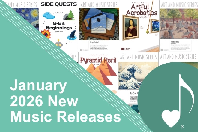 Read all about the January new music releases in the "New Masterpiece Music" blog post - with new music and products from Wendy Stevens and new music from Jason Sifford! Exclusively at ComposeCreate.com.