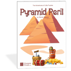 Pyramid Peril by Wendy Stevens - A Little Fuzzies Adventure about visiting the pyramids in Egypt | Available exclusively on ComposeCreate.com