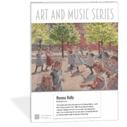 Recess Rally by Wendy Stevens is an elementary piano solo that is inspired by the art painting "Playing Children" by Peter Hansen in 1907-1908. | ComposeCreate.com