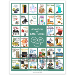 Notebook Cover Adventures of Little Fuzzies | ComposeCreate.com