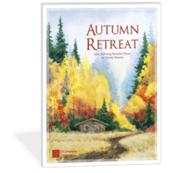 Autumn Retreat by Wendy Stevens is a late elementary fall piano solo from the Beautiful Places Series | ComposeCreate.com