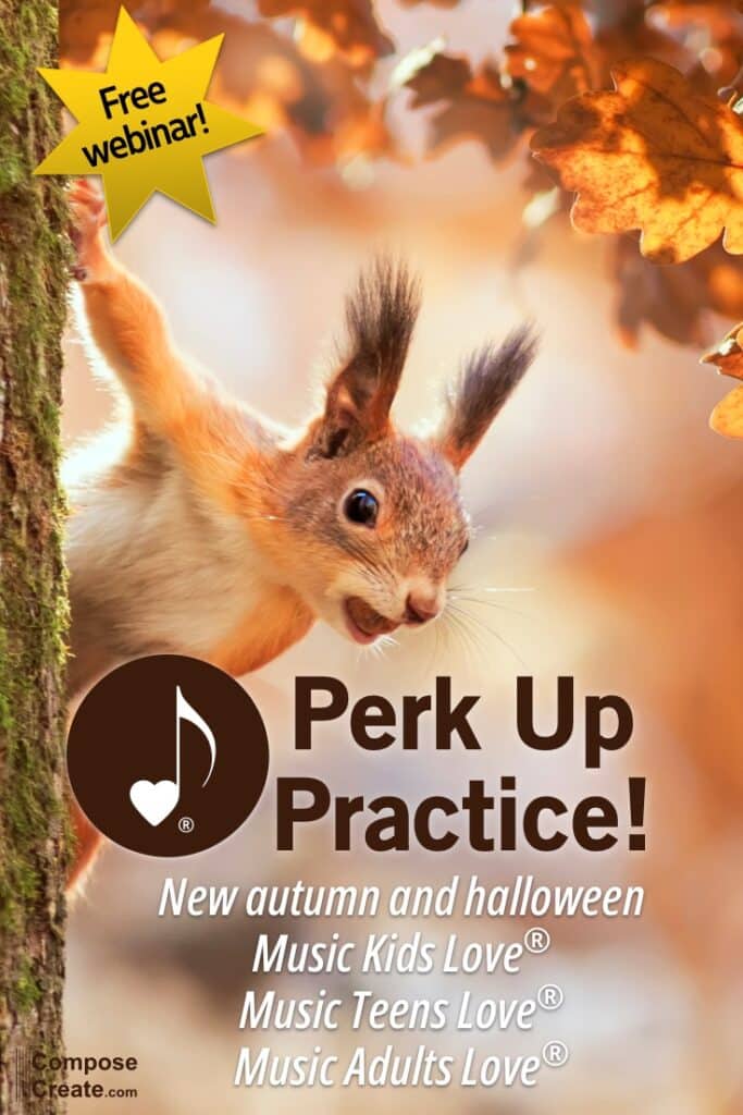 Perk Up Practice - Autumn and Halloween Piano Music Webinar 