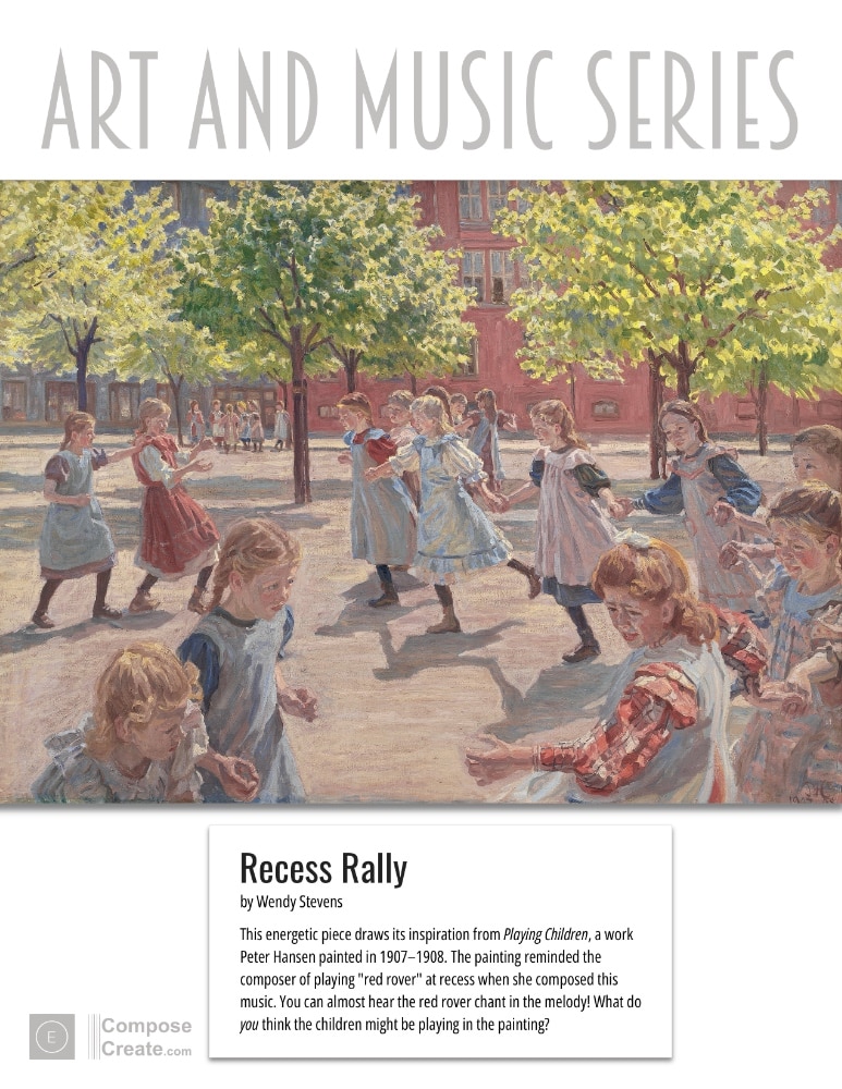 Recess Rally by Wendy Stevens from Art and Music Series from ComposeCreate.com
