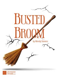 Busted Broom by Wendy Stevens - piano music kids love® | ComposeCreate.com