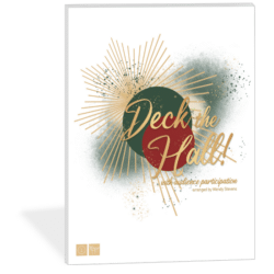 Deck the Hall with Audience Participation piano solo at the intermediate level | Arranged by Wendy Stevens | ComposeCreate.com
