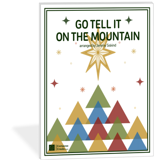 Go Tell it on the Mountain Jazz piano arranged by Jeremy Siskind