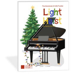 Light Heist by Wendy Stevens - holiday Little Fuzzies piano music kids love® | ComposeCreate.com