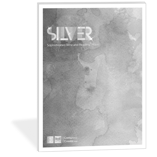 Silver Rote and Reading® piano solo by Wendy Stevens - Fragile and sensitive holiday piece that's early intermediate | ComposeCreate.com