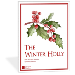 The Winter Holly by Wendy Stevens - An intermediate piano solo from the Beautiful Wonders series from ComposeCreate.com