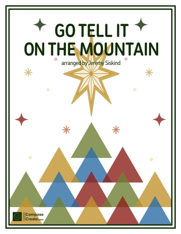 Go Tell It on the Mountain - Funky jazz arrangement by Jeremy Siskind | COmposeCreate.com
